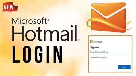 hotmail login in